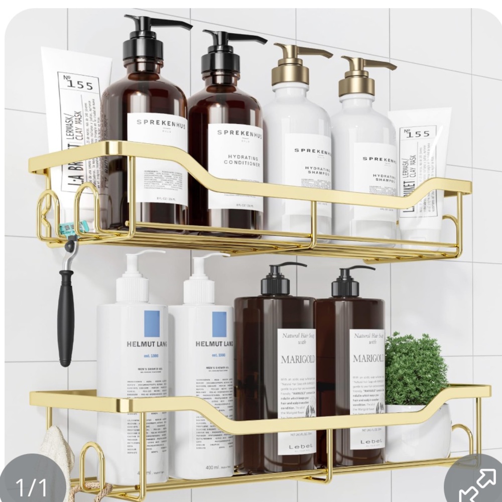 Gold Shower Caddy